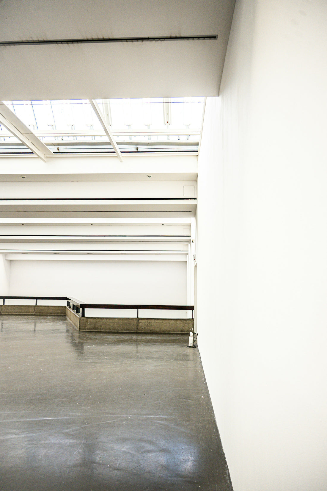 Contemporary artworks installed in a restrained modern gallery