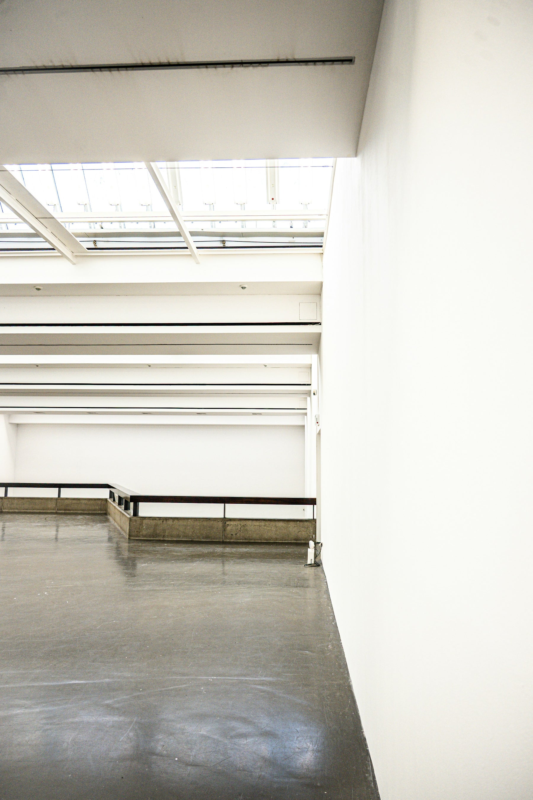 Contemporary artworks installed in a restrained modern gallery