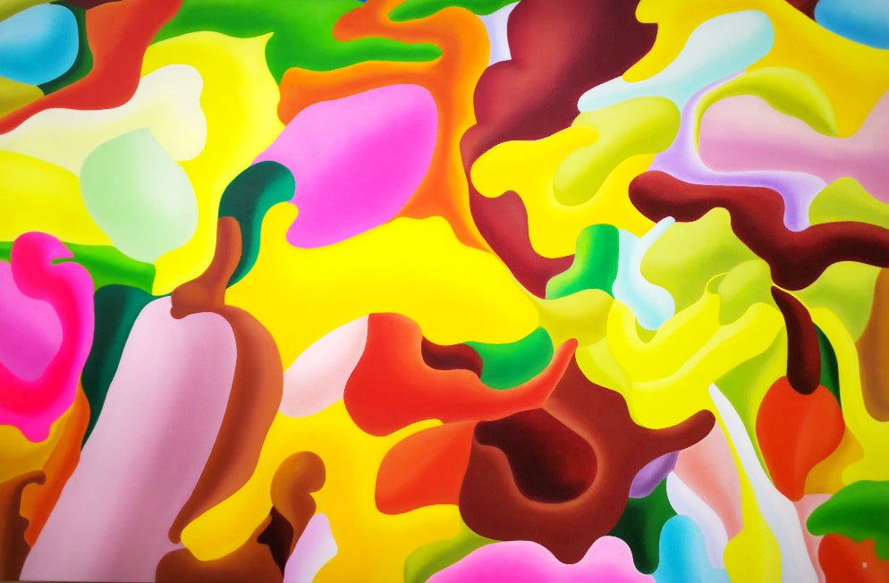 Zhang Zhiyong, Sweet, oil on canvas, 2021