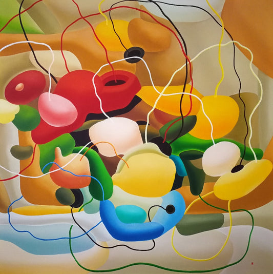 Zhang Zhiyong, Untitled No. 9, oil on canvas, 2021