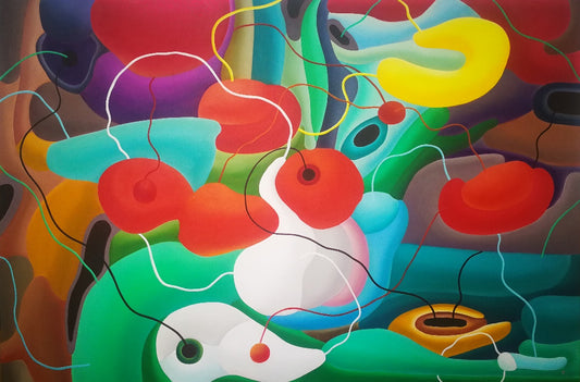 Zhang Zhiyong, Untitled No. 10, oil on canvas, 2021