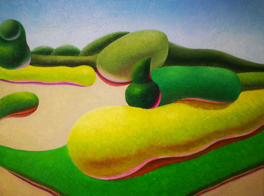 Zhang Zhiyong, Unnamed Plan, oil on canvas, 2022